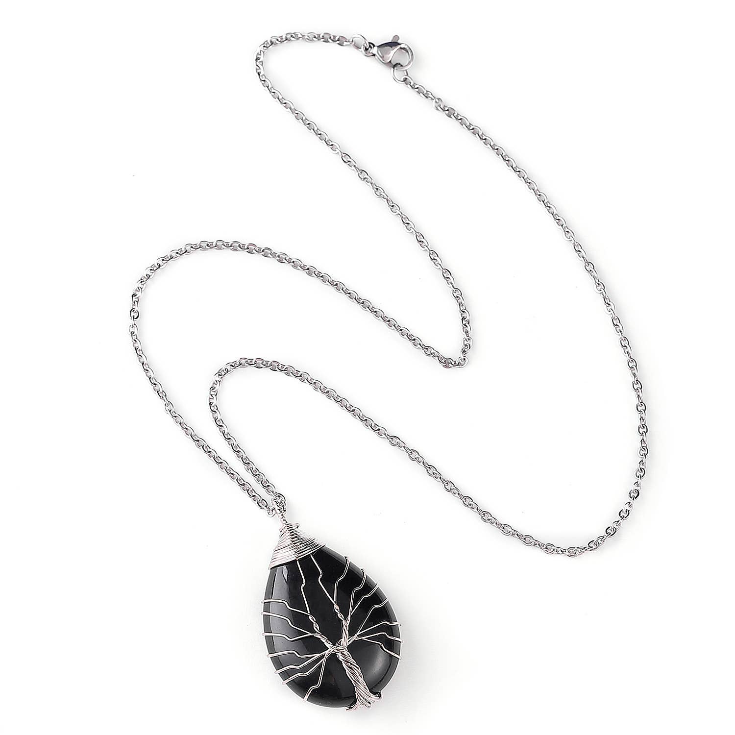 Tree of Life Wire Wrapped Necklace - Assortment 12 Pcs - HER Home Design Boutique
